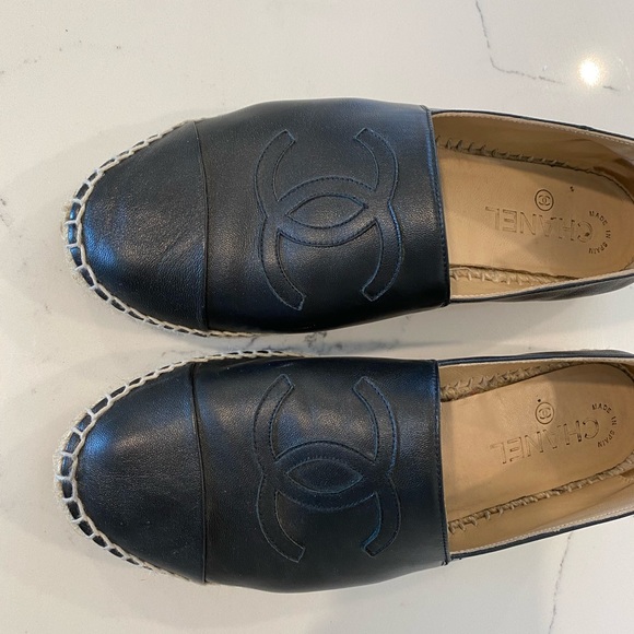 CHANEL Shoes - CHANEL Espadrilles- Black